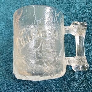 Vintage 1993 Roc Donald's McDonald's Flintstones "Pre-Dawn" Mug, Made in France